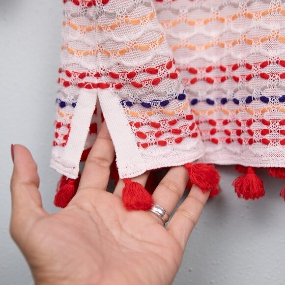 Zozo Meet Me at Sunset multi color knit sweater tunic-L - Picture 3 of 5